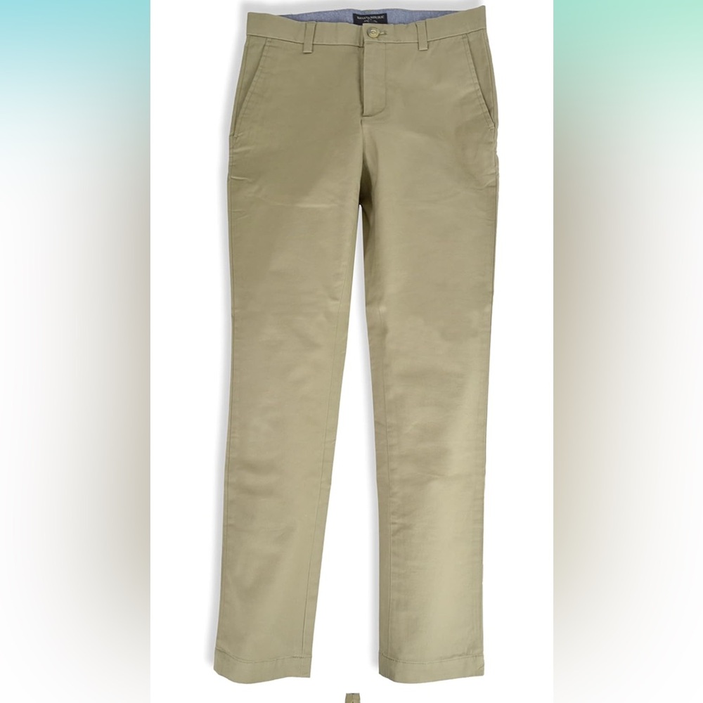 Banana Republic Mens Aiden Str Chino 33W 32L - Nile Clay
